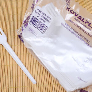 TENEDOR BLANCO KOVAL X 100 UNIDADES