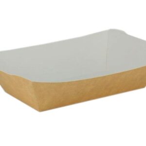 BANDEJA DE CARTULINA PARA PAPAS 10 X 22 X 100 UNIDADES