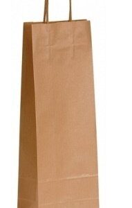 BOLSA ESTETICA VINO (MANIJA RETORCIDA) 14X8X40 ROMIPACK CAJA X 100