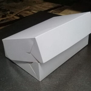 CAJA ALFAJOR BLANCA 22X17X5.5