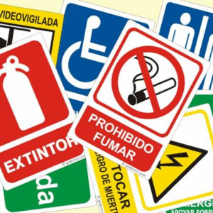 CARTELES PLASTICOS SEÑALIZACIONES VARIAS MEDIDAS