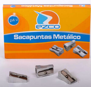 SACAPUNTAS METALICOS EZCO CAJA X 24