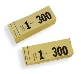 TALONARIO NUMEROS DEL 1 AL 300