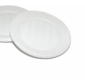 PLATO N 22 BAN PLAST BLANCO PAQUETE X 50