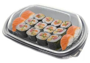 BANDEJA COTNYL 475 PARA SUSHI CAJA X 250 UNID
