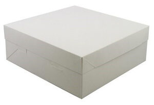 CAJA DE SANDWICH BLANCA / MARRON 30X30 X12