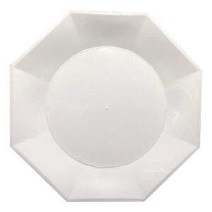 PLATO OCTOGONAL SAFED 230 MM BLANCO CAJA X 100