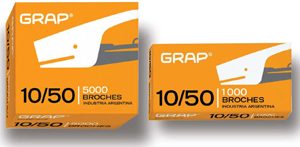 BROCHES GRAP 10/50 CAJITA X 5000 BROCHES