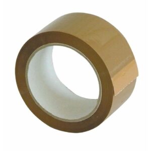 CINTAS DE 48 X 100 METROS POLITILENO MARRON CAJA X 36