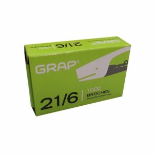 BROCHES GRAP 21/6 CAJITA X 1000 BROCHES