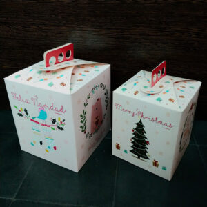 CAJA PAN DULCE FANTASIA/BLANCA/KRAFT 1/2 KG (14.5 X 14.5 X 17.5 CM) KILO 17X17X20 TIGRE