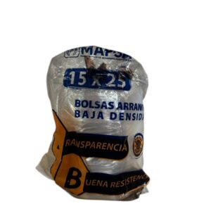 BOLSA DE ARRANQUE BAJA DENSIDAD TRANSPARENTE MAPSA