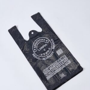 BOLSA CAMISETA CIUDAD NEGRA BAJA DENSIDAD 45 x 55 ANTARTIDA