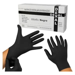 GUANTES DE NITRILO DEXAL NEGRO